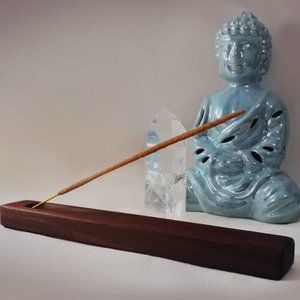 Brazilian Walnut Incense Holder